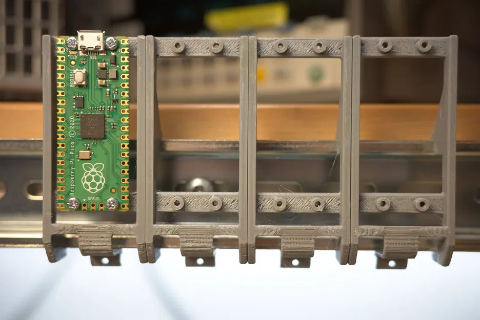 Raspberry pi pico DIN rail mount - Image 1