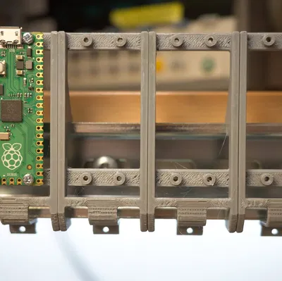 Raspberry pi pico DIN rail mount