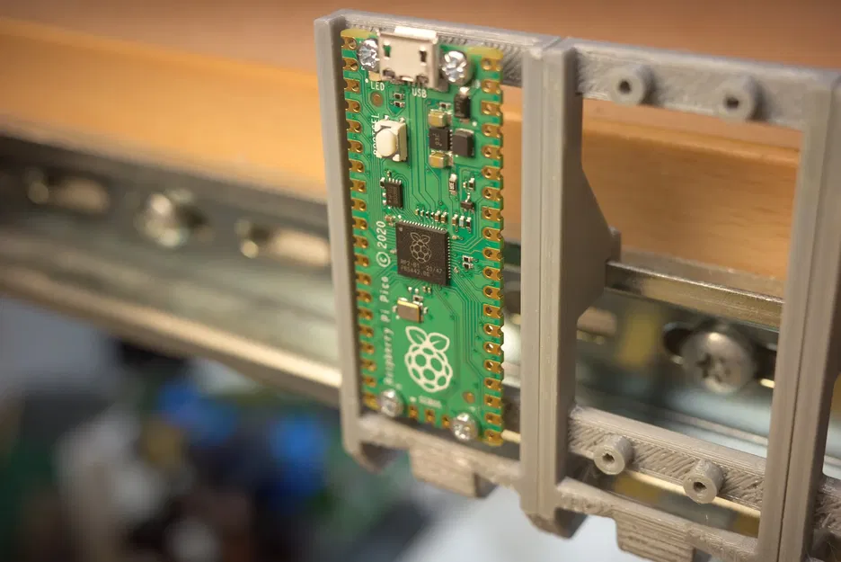 Raspberry pi pico DIN rail mount - Image 2