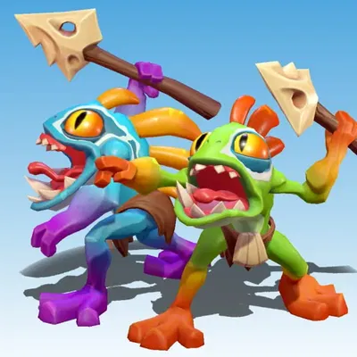 Mô Hình Warcraft Rumble - Thợ Săn Thủy Triều Murloc