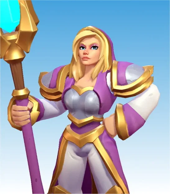 Mô hình Warcraft Rumble - Jaina Proudmoore - Image 1