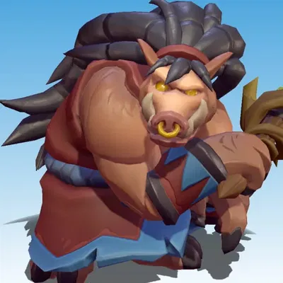 Mô hình Warcraft Rumble - Charlga Razorflank