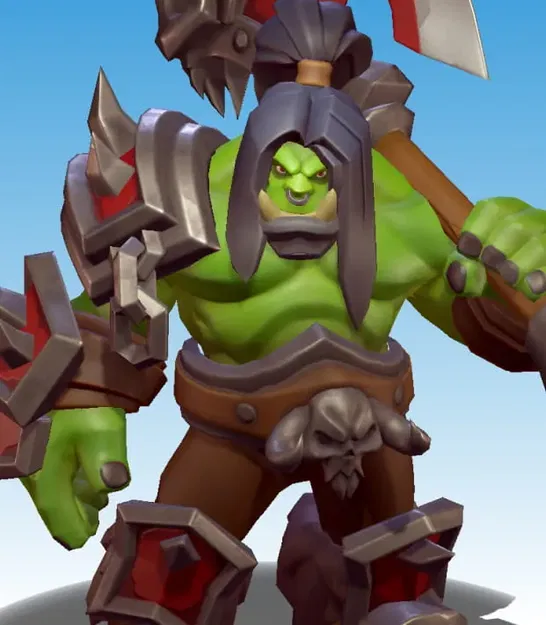 Mô Hình Warcraft Rumble - Grommash Hellscream - Image 1