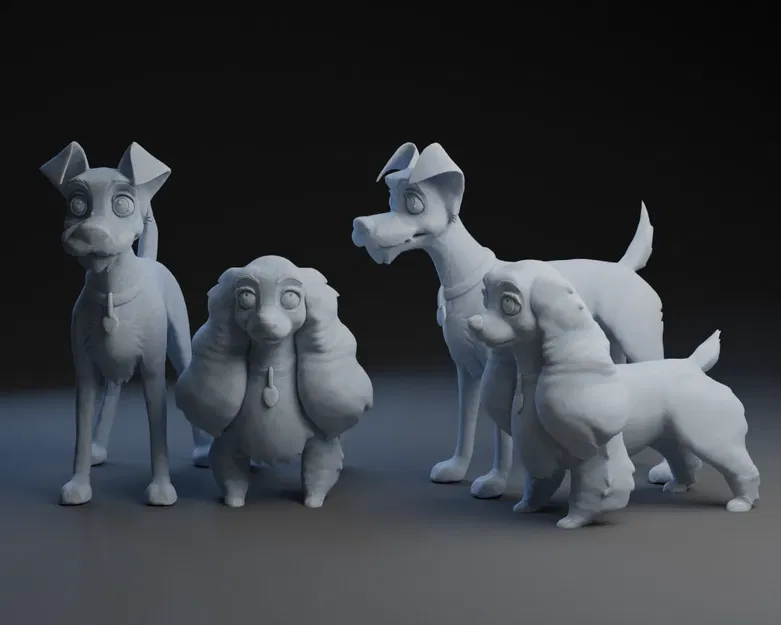 Mô hình "Lady and the Tramp" - Image 1