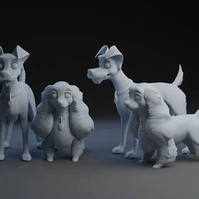 Mô hình "Lady and the Tramp"