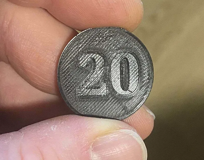 Token (Polet) DKK 20 cho xe đẩy siêu thị - Image 1