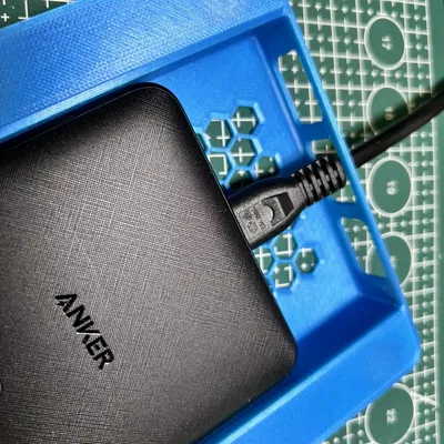 Anker PowerPort Atom III Slim Charger Magnetic under desk mount