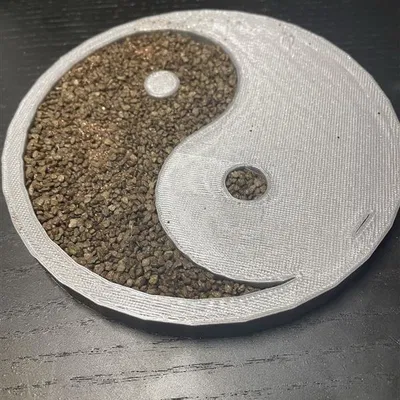 Ying Yang zen garden