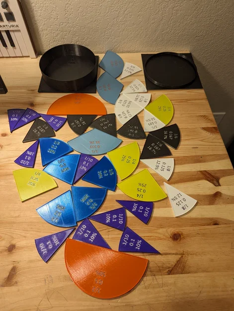 Bộ Thực Hành Phân Số Toán Học - Image 3