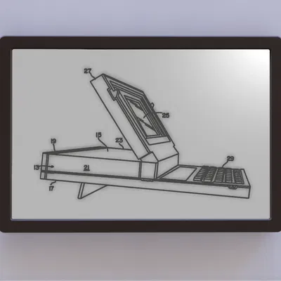 Tranh Nghệ Thuật Bằng Sáng Chế Tandy 200