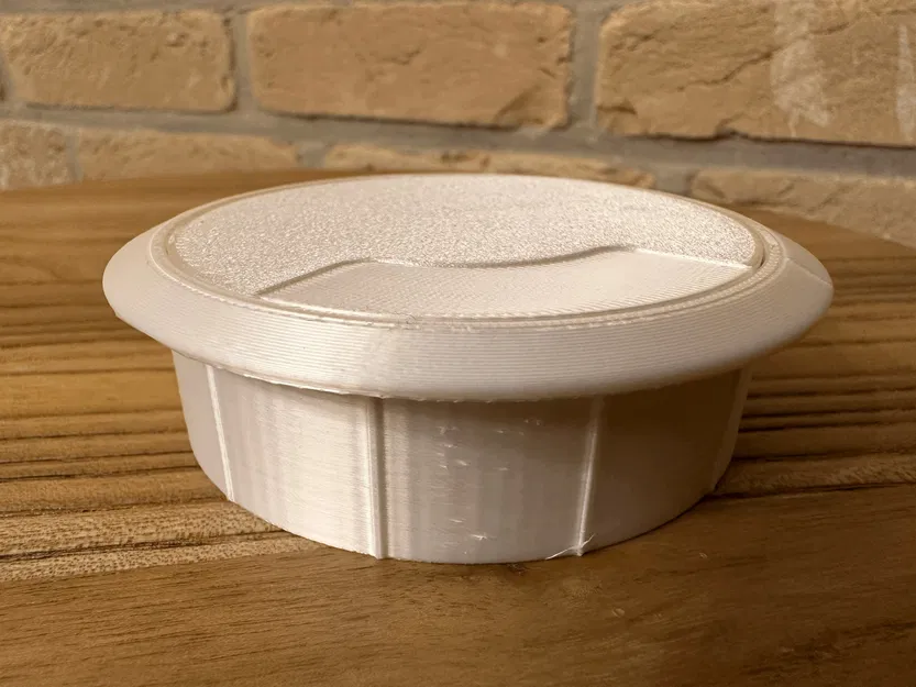 Lỗ Luồn Dây Cáp Bàn 80mm, Nắp Lỗ Bàn Làm Việc - Image 3