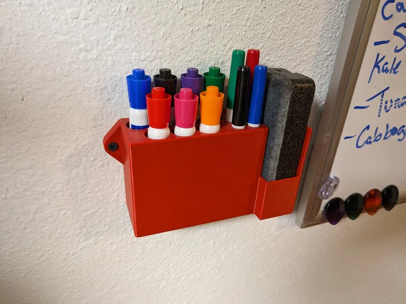 Wall Mount Dry Erase Marker & Eraser Holder (Small) - Image 1