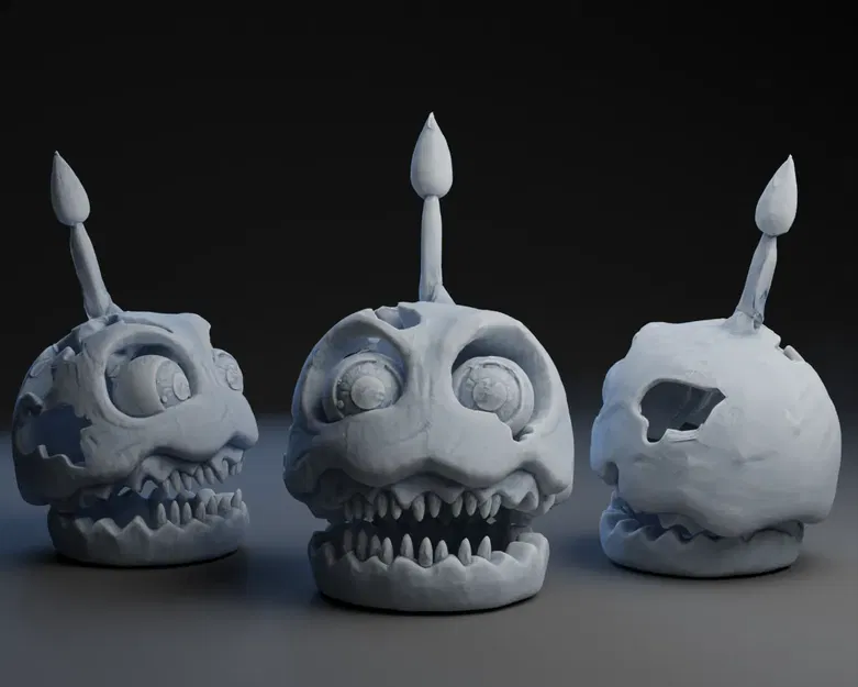 Bánh kem Ác mộng - Mô hình 3D - Image 1