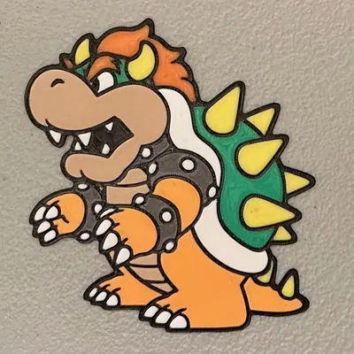 Nam Châm Bowser Nhiều Màu