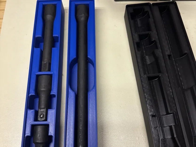 Khay Mở Rộng Dụng Cụ 1x6x4 Gridfinity Dùng Cho Cờ Lê 1/2" - Image 1