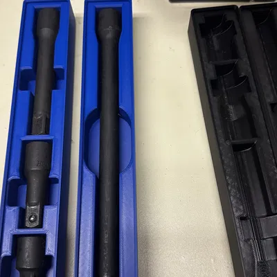 Khay Mở Rộng Dụng Cụ 1x6x4 Gridfinity Dùng Cho Cờ Lê 1/2"