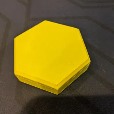 Hộp Xúc Xắc Du Lịch Từ Tính Lục Giác Cho 6 Viên Xúc Xắc D6