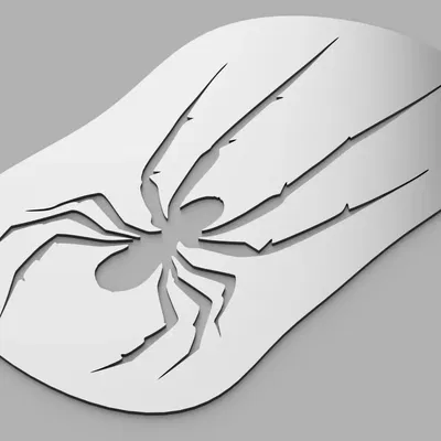 Khuôn nhện xăm hình bằng phun sơn