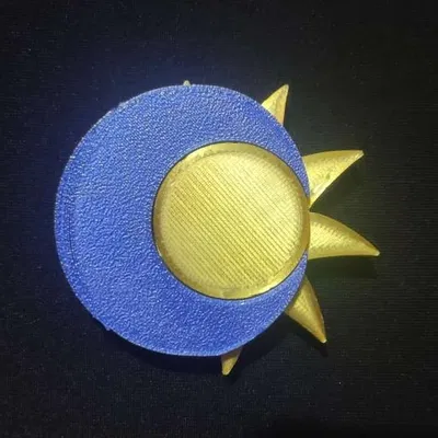 Móc khóa Cặp Đôi Mặt Trời & Mặt Trăng