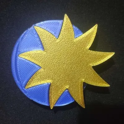 Móc khóa Cặp Đôi Mặt Trời & Mặt Trăng