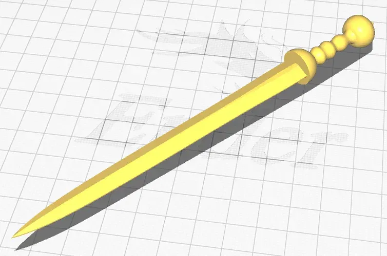 Danh hiệu Thanh kiếm La Mã Gladius Tóm tắt Một bản sao nhỏ củ - Image 2