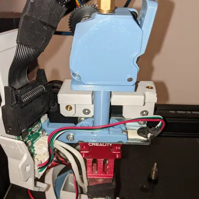 Giá đỡ strain gauge trực tiếp cho CR-6 SE với LGX Lite 6burner