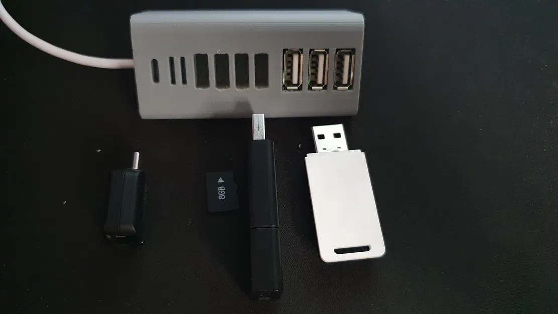 Hub USB Con 3 Khe Cắm - Image 2