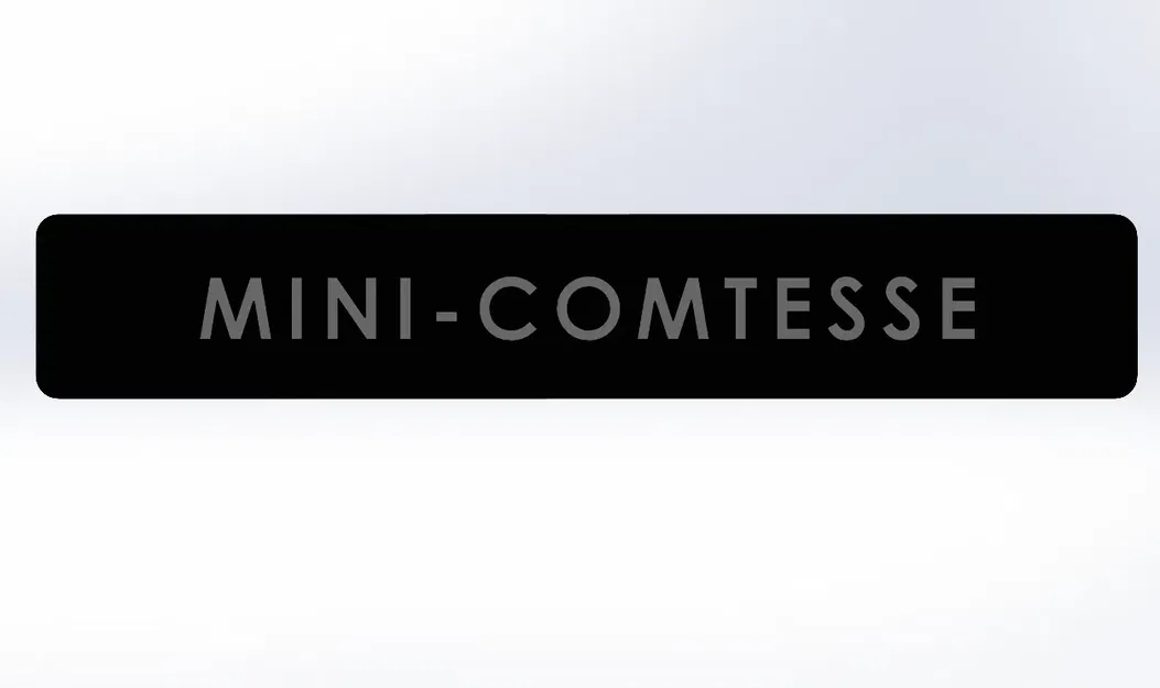 Plaque Mini-Comtesse - Image 1