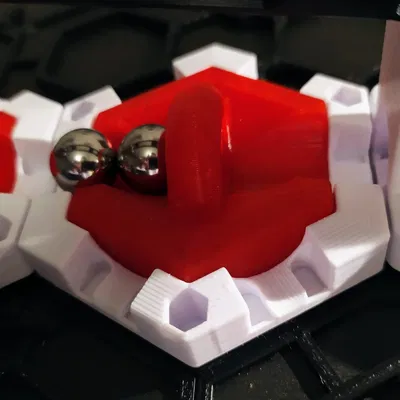 Marble track - gauss cannon (remixed to fit smaller magnets)