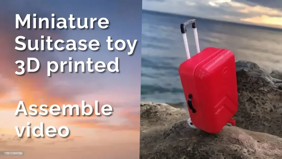 Mô hình vali đồ chơi thu nhỏ; in 3D - Image 1