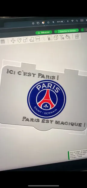 Tem che màn hình Bambu Lab X1 - bản tùy chỉnh logo OM/PSG - Image 6