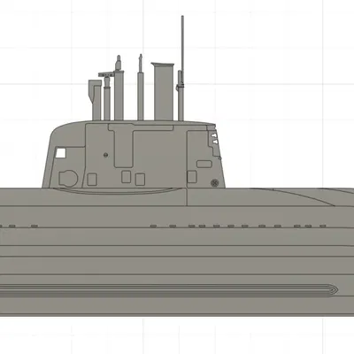 Mô hình tàu ngầm Dolphin