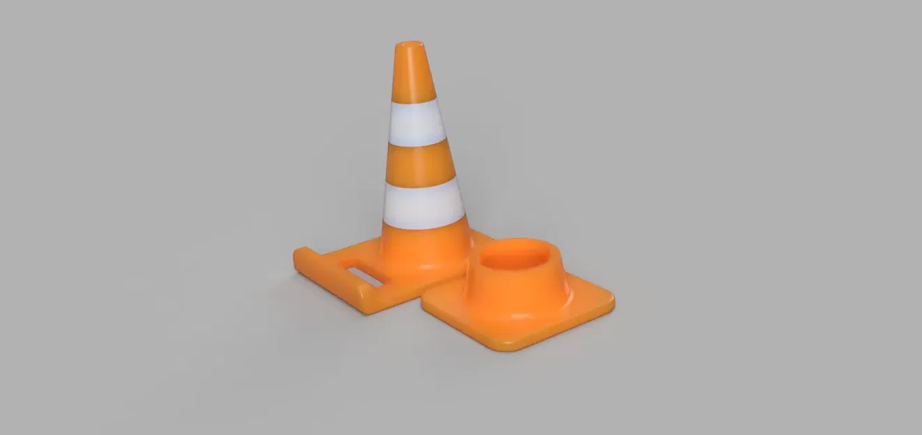 Mô Hình Để Bàn - Con Chóp/Cọc Tiêu Giao Thông/Xây Dựng Module Remix - Image 1