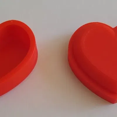 Hộp Trái Tim Có Nắp