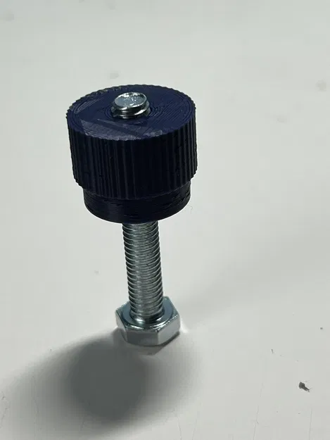 Nút vặn, đai ốc nhựa M6 - Image 2