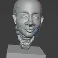 big head muscle man model - Thumbnail 2