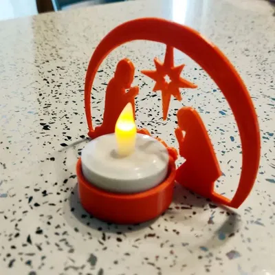 Trang Trí Nến LED 02