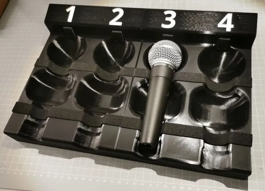 Khay Đựng Micro Sân Khấu Shure SM58 - Image 1