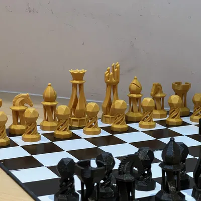 Bộ Cờ Vua Chủ Đề Xoắn Ốc