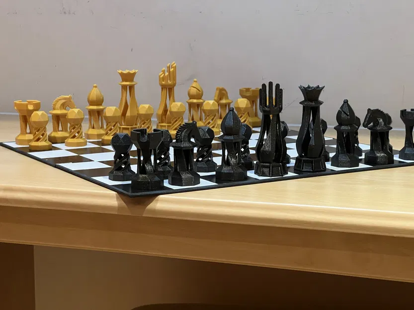 Bộ Cờ Vua Chủ Đề Xoắn Ốc - Image 2