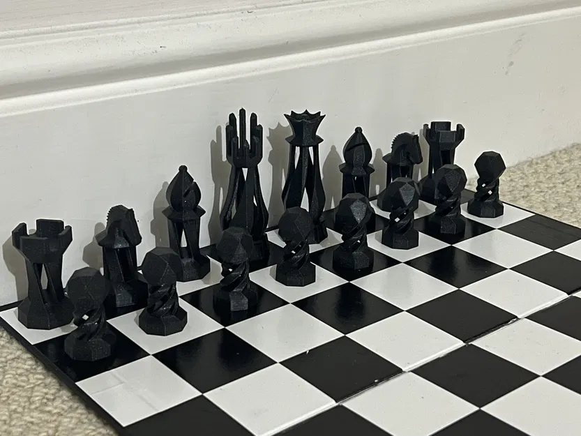 Bộ Cờ Vua Chủ Đề Xoắn Ốc - Image 3