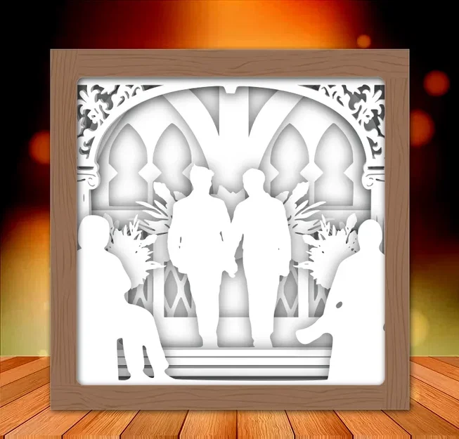 Hộp đèn "Mr and Mr" mừng đám cưới 3 - Image 2