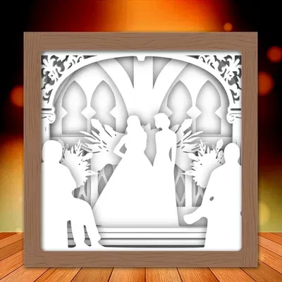 Hộp đèn "Mrs and Mrs" cho đám cưới 1