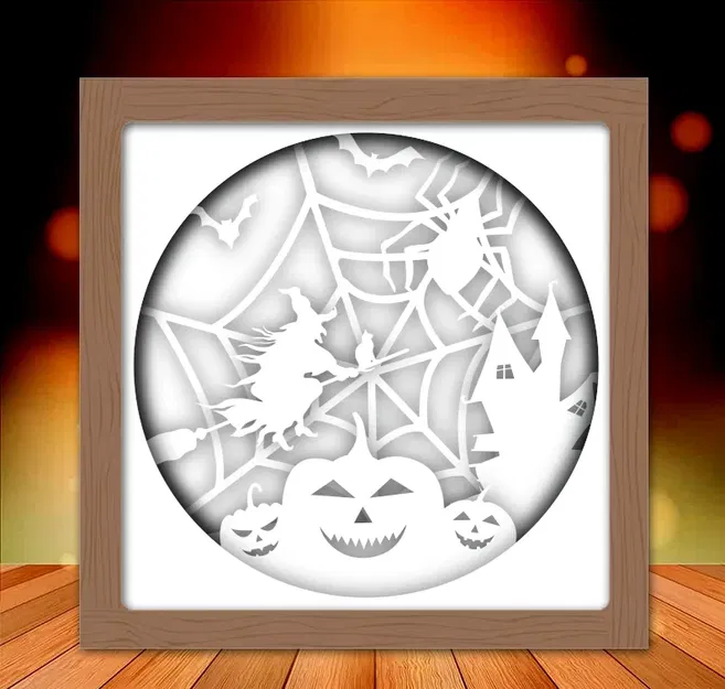 Hộp Đèn Phù Thủy Đêm Halloween - Image 2