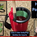 Hand Painting Pail!! Uses 2 Liter Pop/Soda Bottles for Reusable/Disposable Inserts. - Thumbnail 1