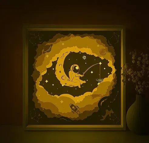 Hộp đèn phi hành gia Spaceman - Image 1