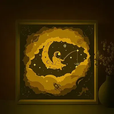 Hộp đèn phi hành gia Spaceman