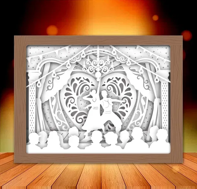 Mô Hình Hộp Đèn Vũ Công Flamenco - Image 2