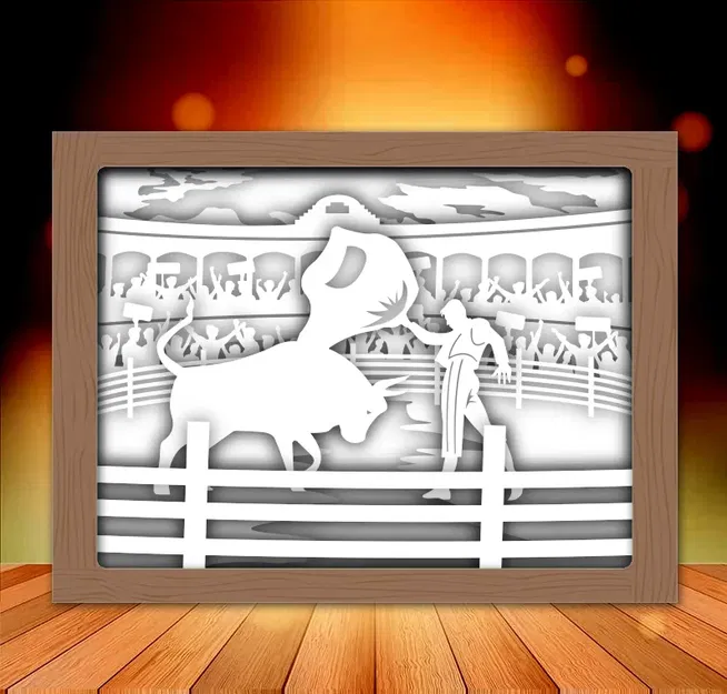 Đèn LED "Đấu Bò" 3D - Image 2