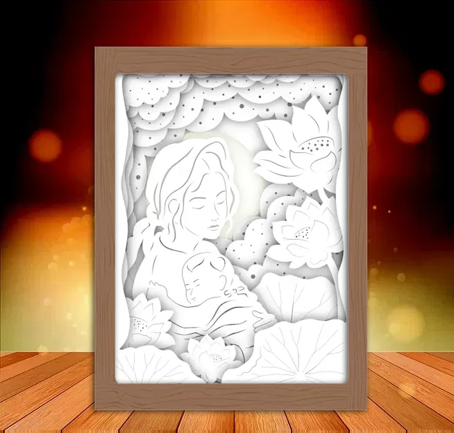 Đèn Lồng "Mẹ Ôm Con" Nhân Dịp Ngày Của Mẹ - Image 2